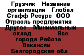 Грузчик › Название организации ­ Глобал Стафф Ресурс, ООО › Отрасль предприятия ­ Другое › Минимальный оклад ­ 18 000 - Все города Работа » Вакансии   . Белгородская обл.,Белгород г.